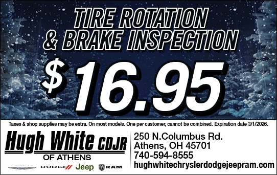 Tire rotation & Brake Inspection