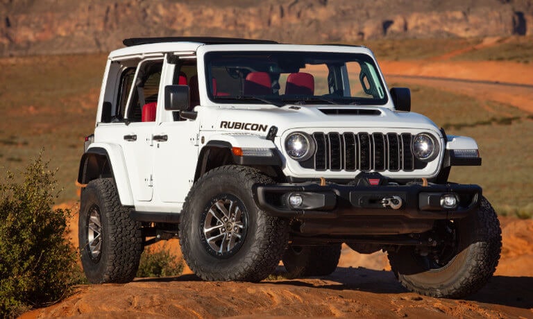 2026 Jeep Wrangler parked in the desert