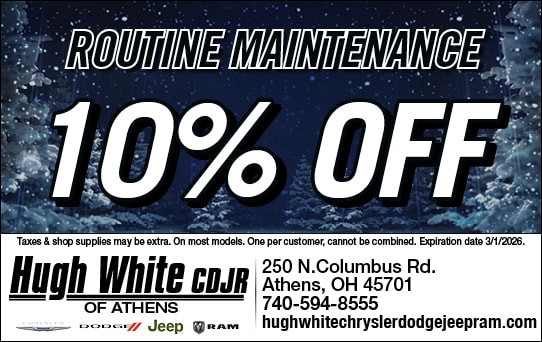 Routine Maintenance 10% Off