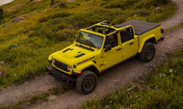 2025 Jeep Gladiator on dirt trail