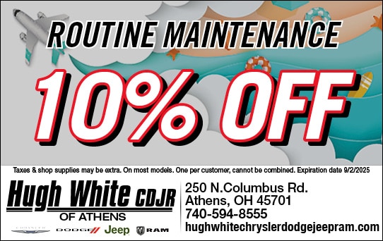 Routine Maintenance 10% Off