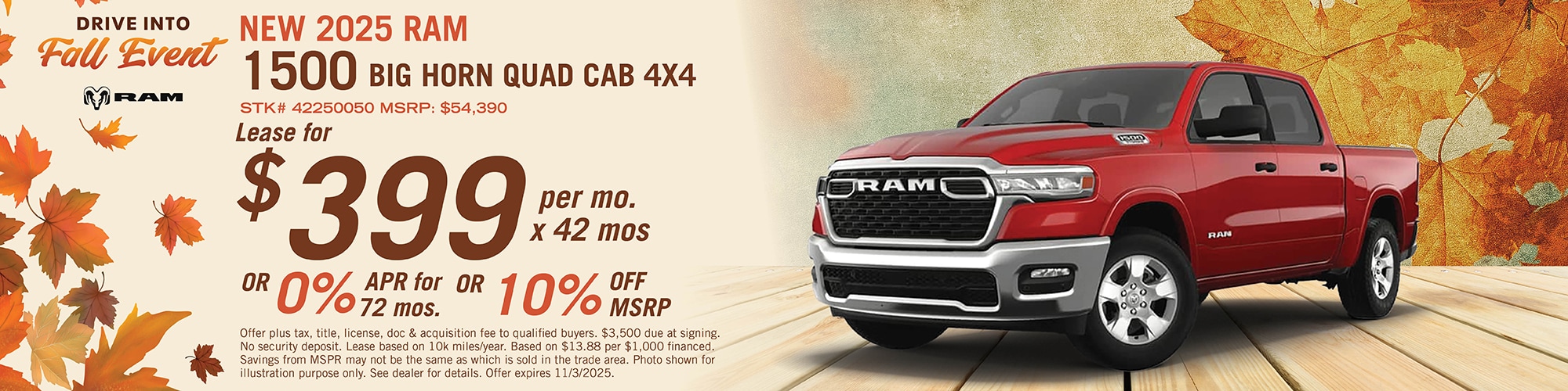 2025 Ram 1500 Big Horn Offer | Hugh White CDJR