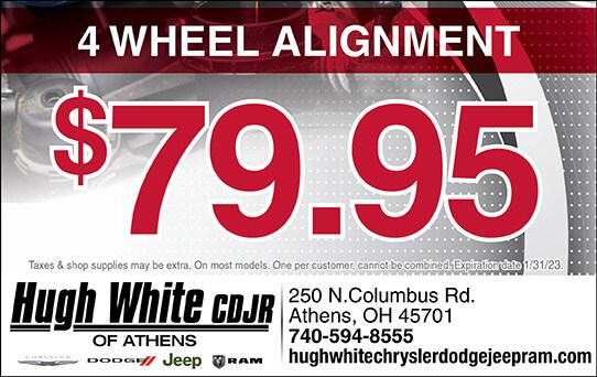$ 79.95 4 Wheel Alignment