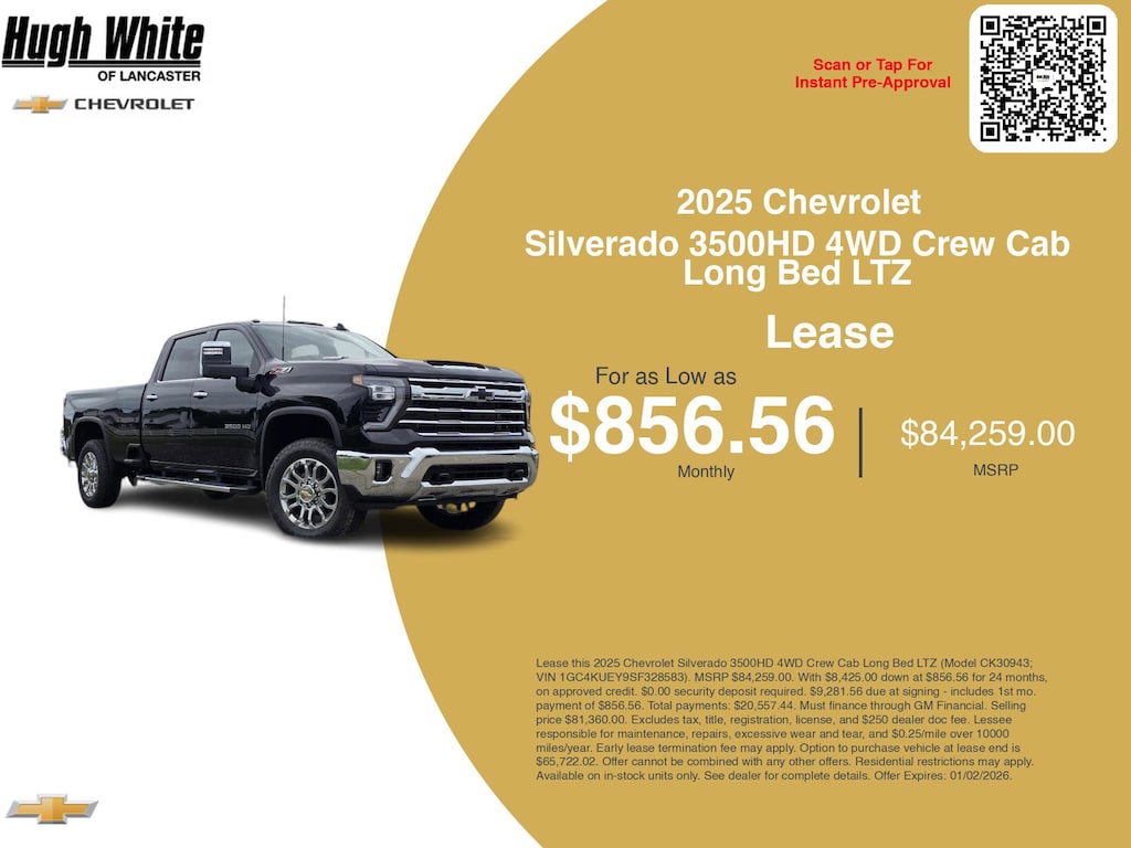 New 2025 Chevrolet Silverado 3500HD LTZ Truck