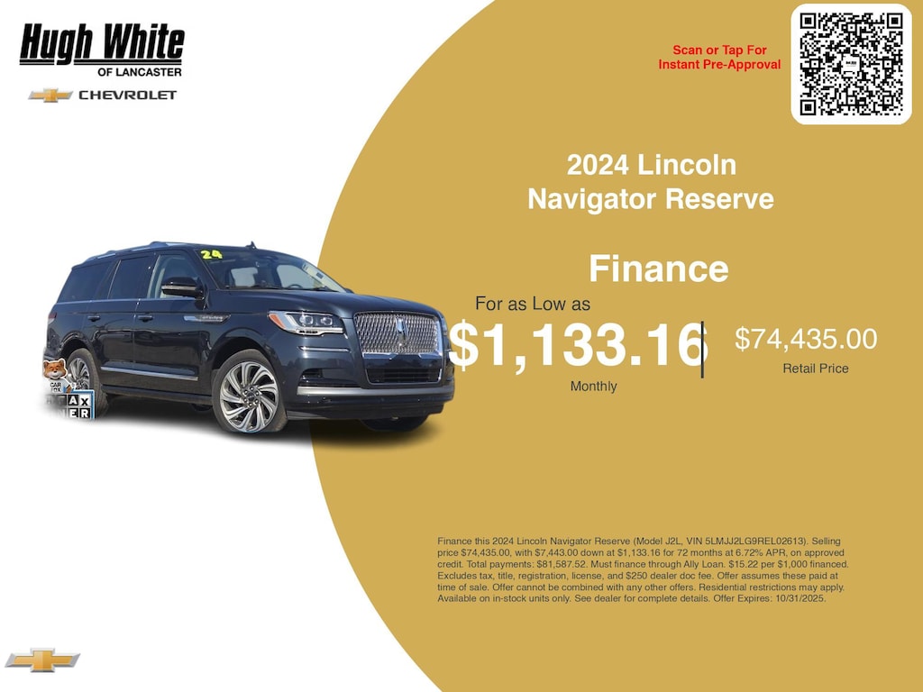 Used 2024 Lincoln Navigator Reserve Sport Utility