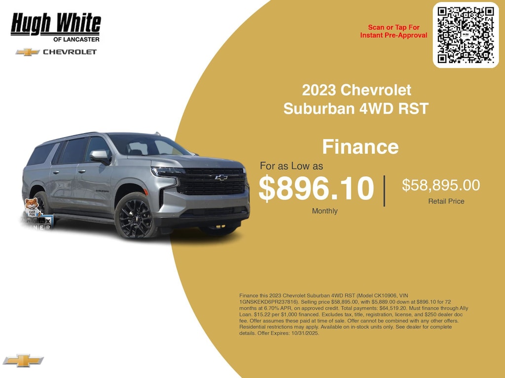 Used 2023 Chevrolet Suburban RST Sport Utility