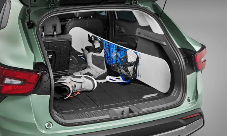 2024 Chevy Trax trunk cargo space
