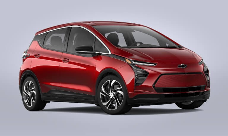 2023 Chevy Bolt EV in a blank room