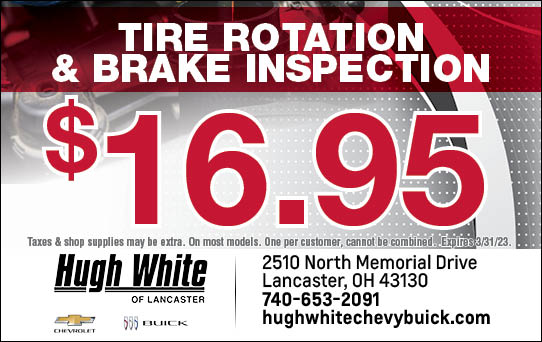 $16.95 Tire Rotation & Brake Inspection | Hugh White Chevy Buick of Lancaster