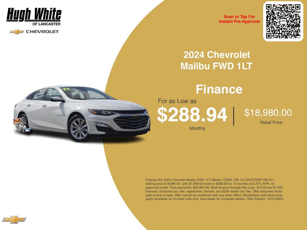 Used 2024 Chevrolet Malibu LT Car