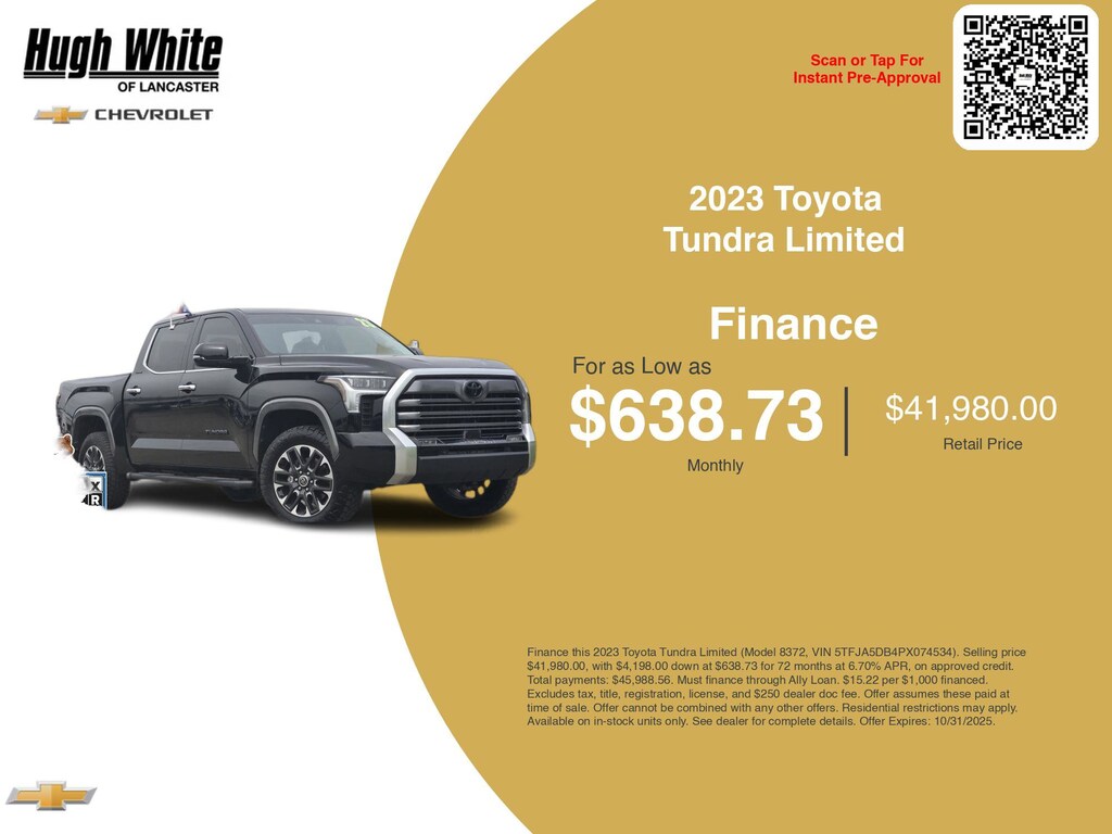 Used 2023 Toyota Tundra 4WD Limited Crew Cab Pickup