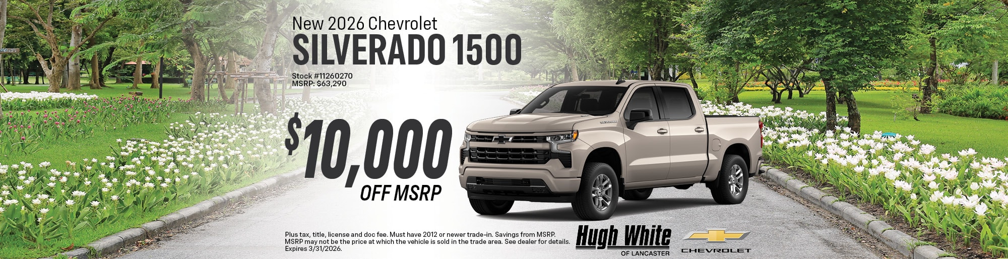 2026 Chevy Silverado 1500 Offer | Hugh White Chevy Buick