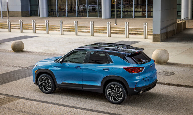 2025 Chevrolet Trailblazer outside a business