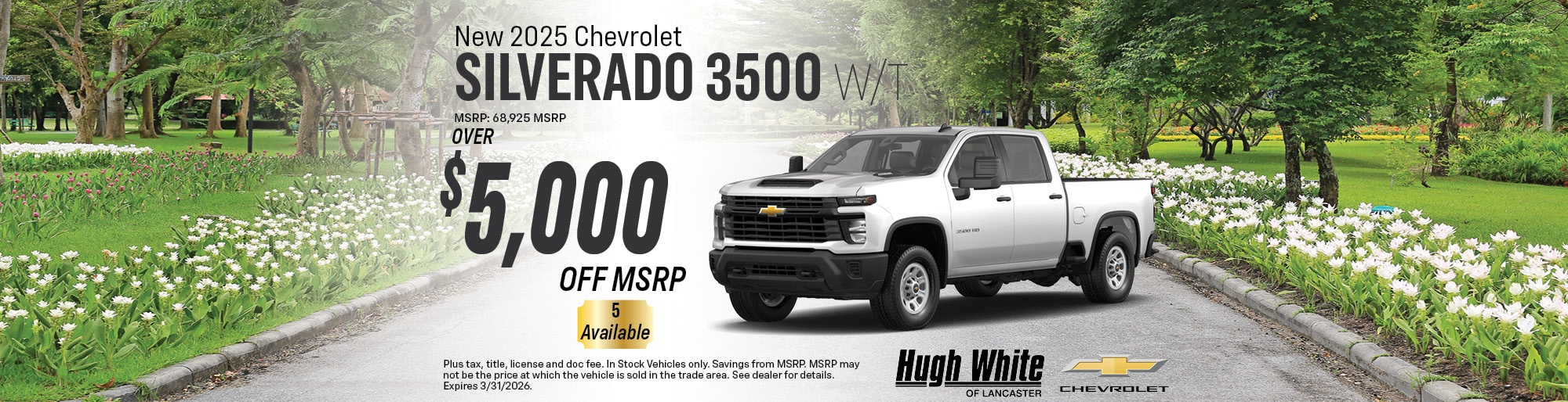 2025 Chevy Silverado 3500 Offer | Hugh White Chevy Buick