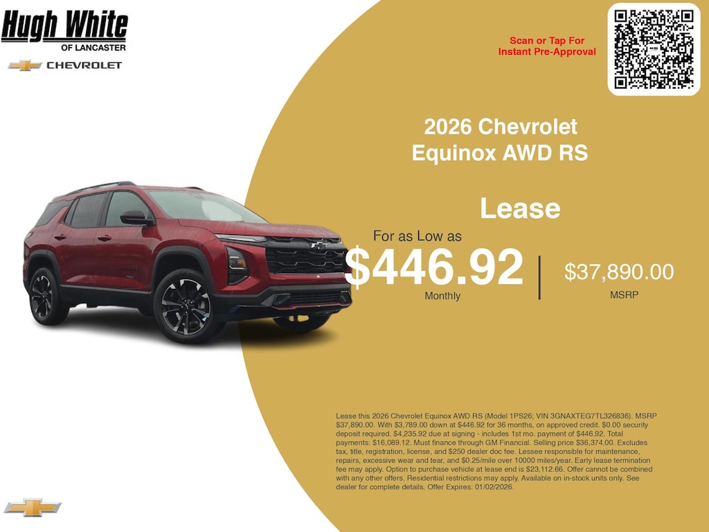 New 2026 Chevrolet Equinox AWD RS SUV