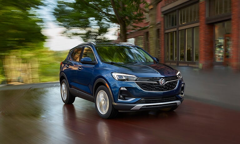 2021 Buick Encore GX driving in a town