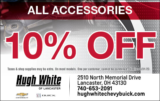 10% Off All Accessories | Hugh White Chevy Buick of Lancaster