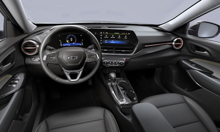 2024 Chevy Trax front dashboard and tech