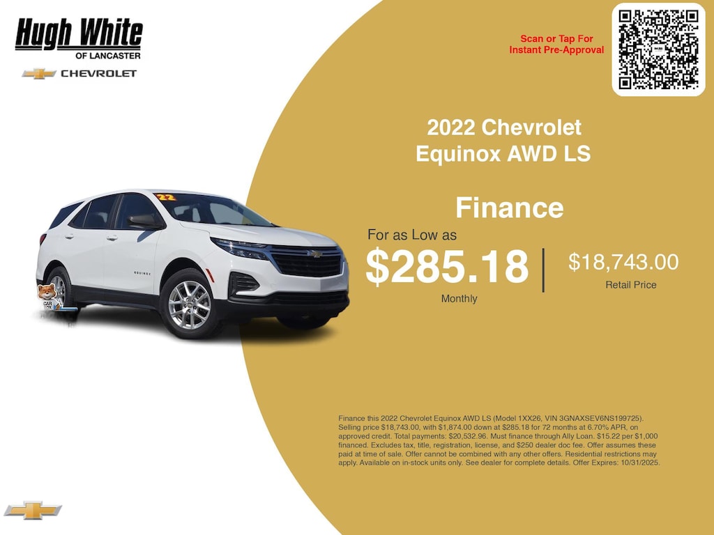 Used 2022 Chevrolet Equinox LS Sport Utility