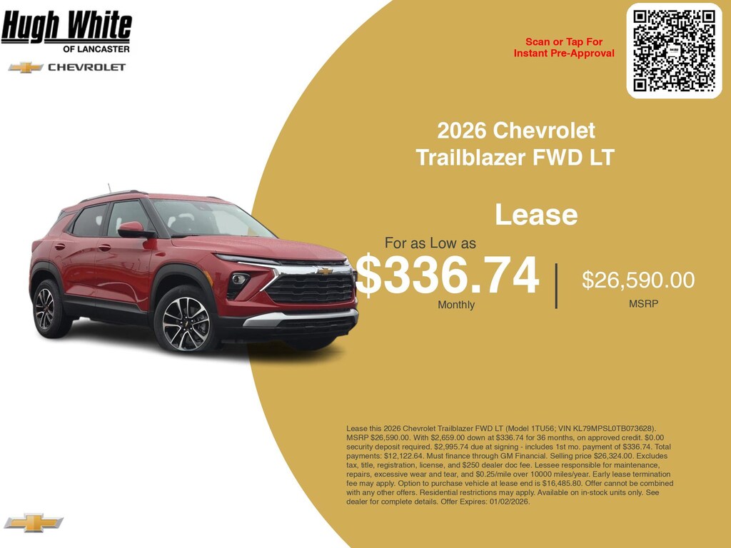 New 2026 Chevrolet Trailblazer LT SUV