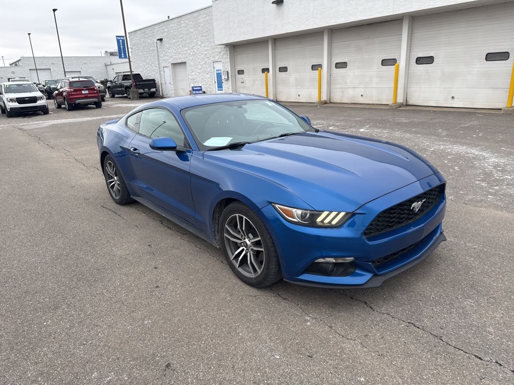 Used 2017 Ford Mustang EcoBoost with VIN 1FA6P8TH9H5271505 for sale in Lancaster, OH