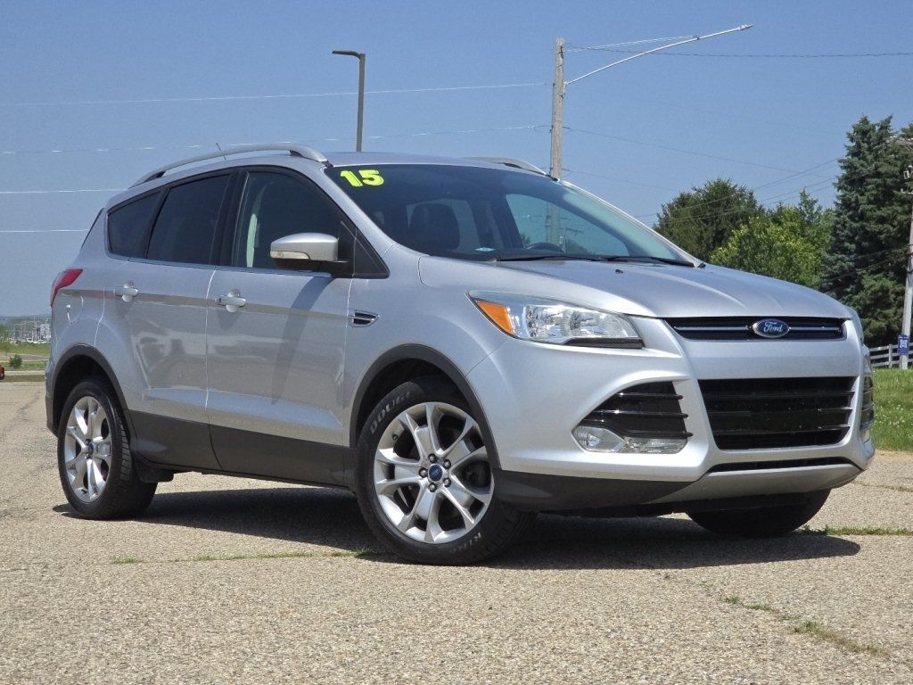 Used 2015 Ford Escape Titanium with VIN 1FMCU9J97FUC23166 for sale in Lancaster, OH
