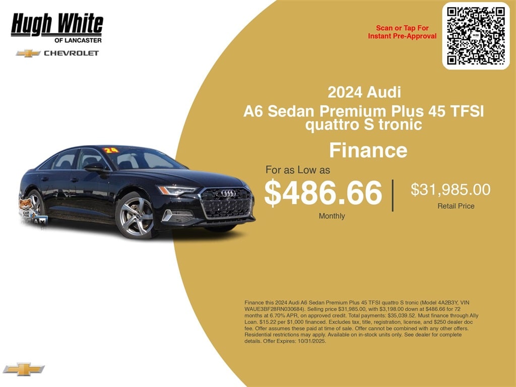 Used 2024 Audi A6 45 Premium Sedan