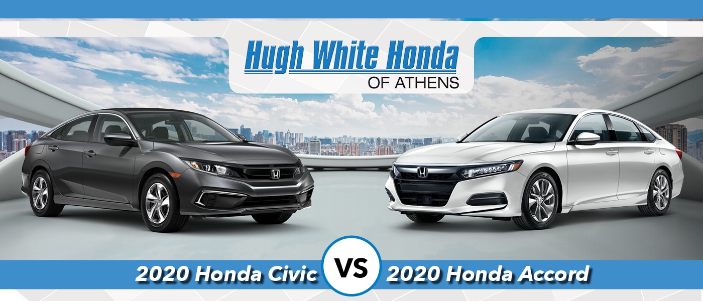 2020 Honda Civic vs. 2020 Honda Accord