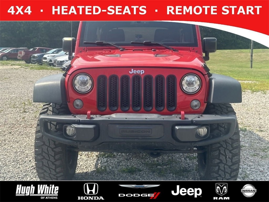 Used 2017 Jeep Wrangler Unlimited Rubicon Hard Rock with VIN 1C4BJWFG9HL568917 for sale in Athens, OH