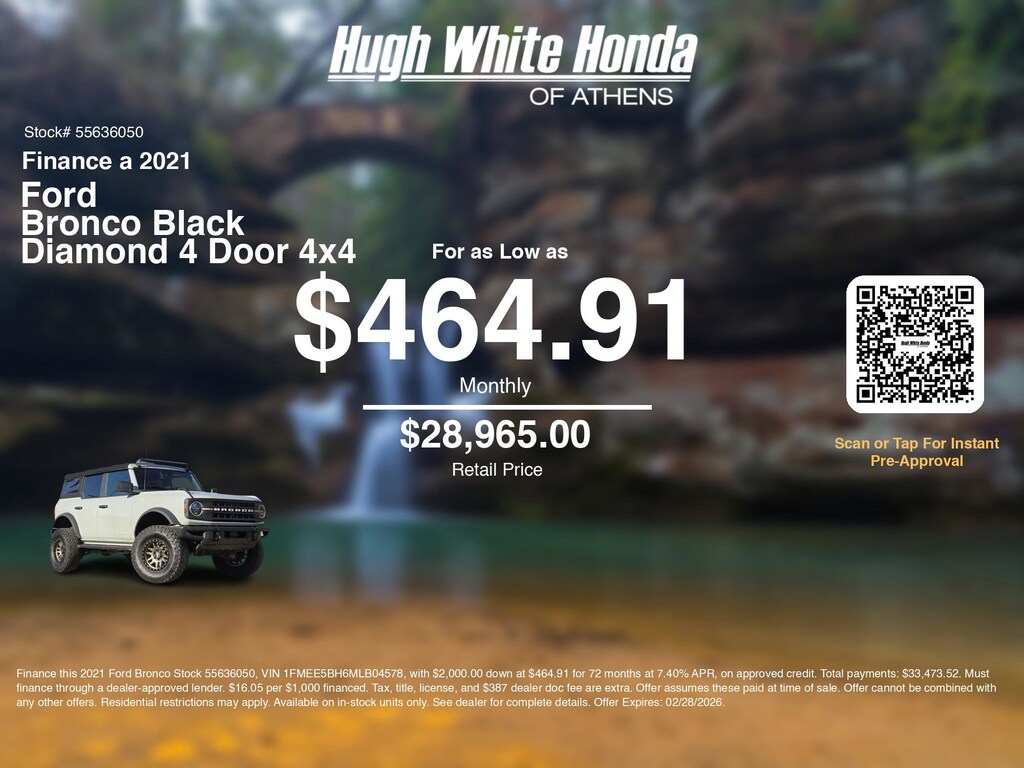 Used 2021 Ford Bronco SUV