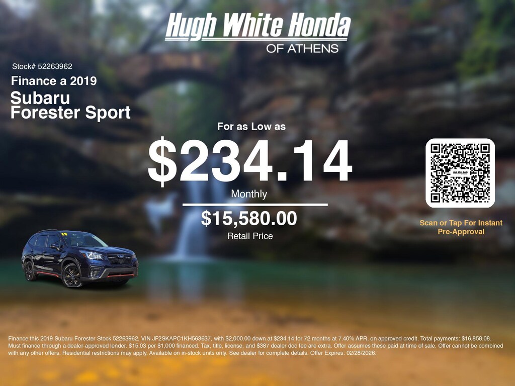 Used 2019 Subaru Forester Sport SUV