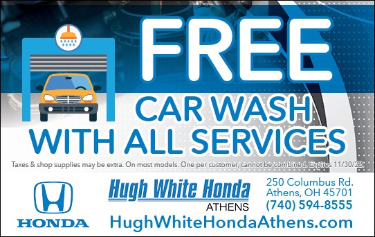 Free Car Wash with all services