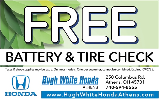 Free Battery and Tire Check