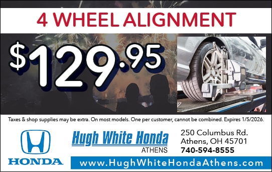 $129.95 4-Wheel Alighment