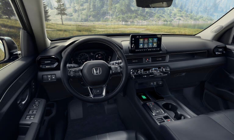2025 Honda Pilot interior front and dashboard
