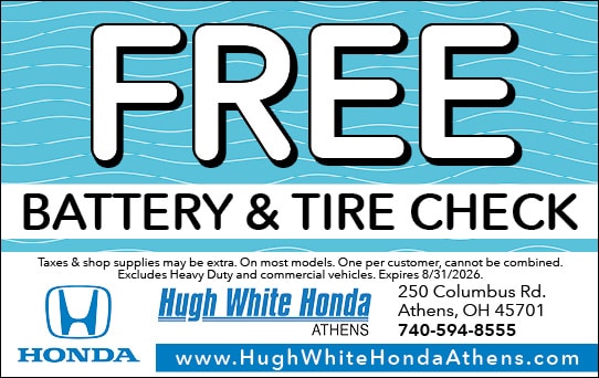 Free Battery and Tire Check