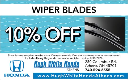 10% Off Wiper Blades
