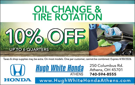 10% Off Oil Change and Tire Rotation