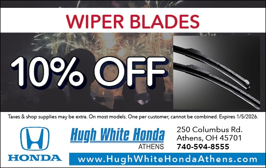 10% Off Wiper Blades