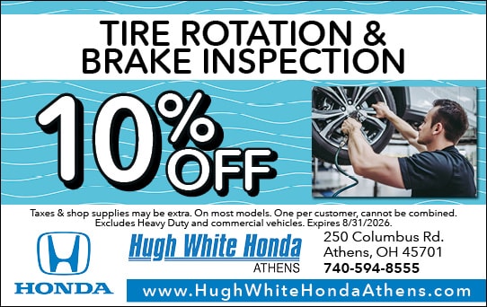 10% Off Tire Rotation and Brake Inspection