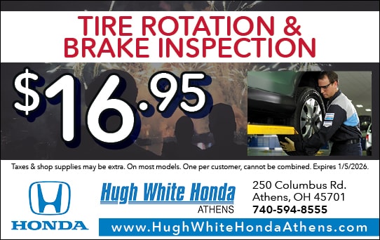 $16.95 Tire Rotation and Brake Inspection