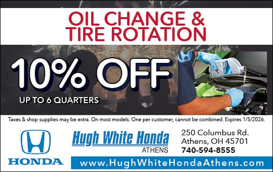 10% Off Oil Change and Tire Rotation