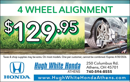 $129.95 4-Wheel Alighment
