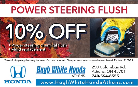 10% Off Power Steering Flush