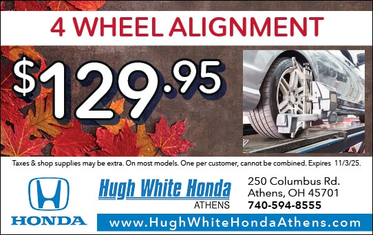 $129.95 4-Wheel Alighment