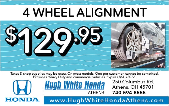 $129.95 4-Wheel Alighment