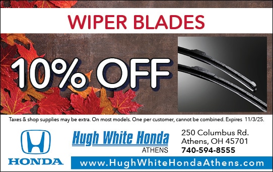 10% Off Wiper Blades