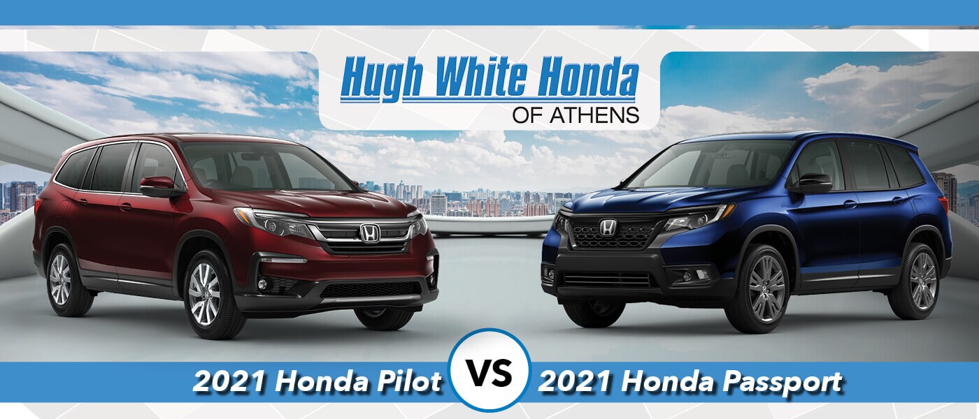 2021 Honda Pilot vs 2021 Honda Passport