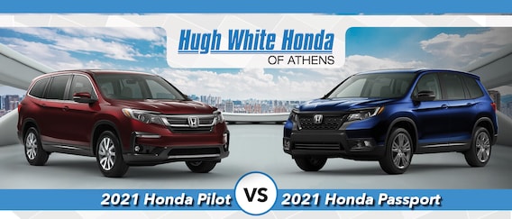 2021 Honda Pilot Vs 2021 Honda Passport