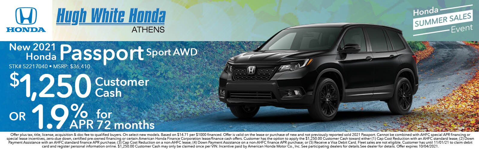 Honda Dealership Athens, OH Hugh White Honda